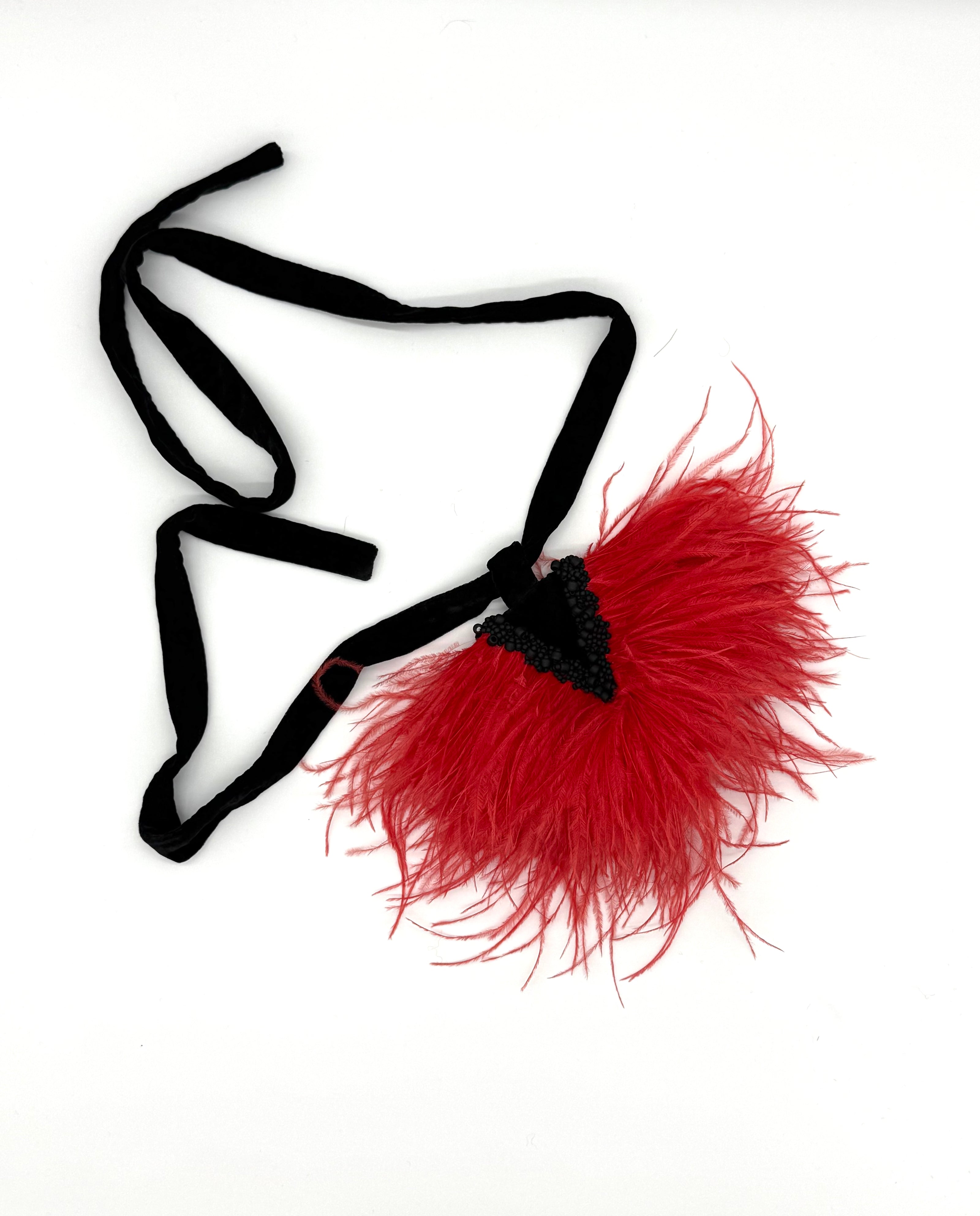 Ostrich Jabot