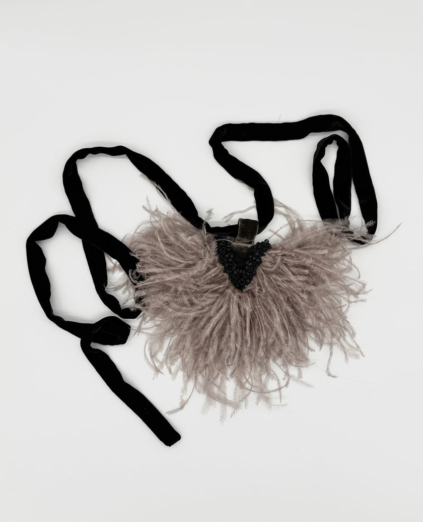 Ostrich Jabot