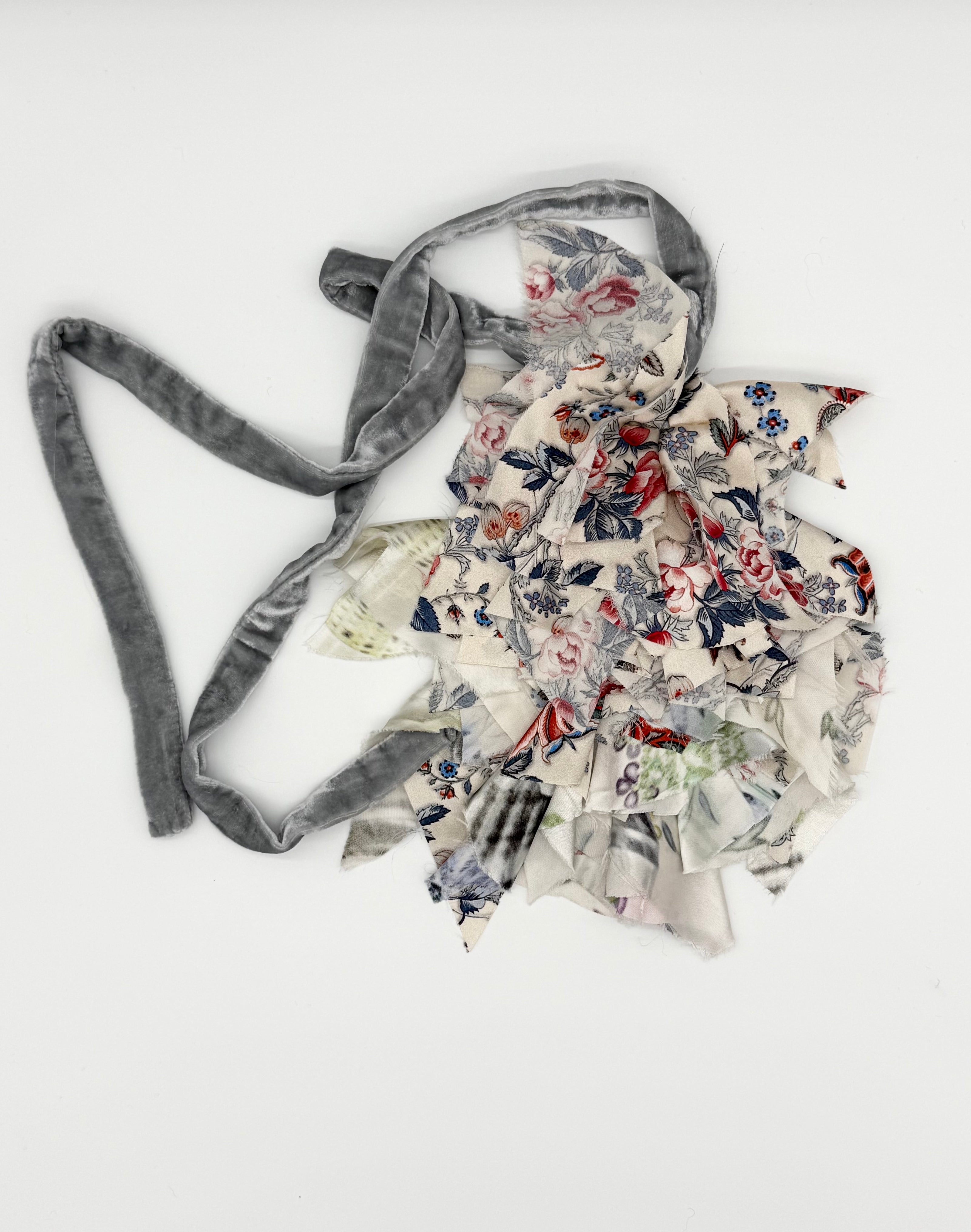 Patterned Silk Jabot