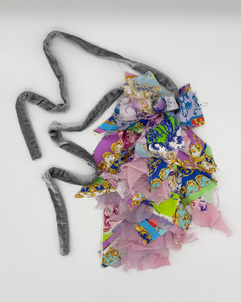 Patterned Silk Jabot