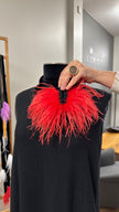 Ostrich Jabot