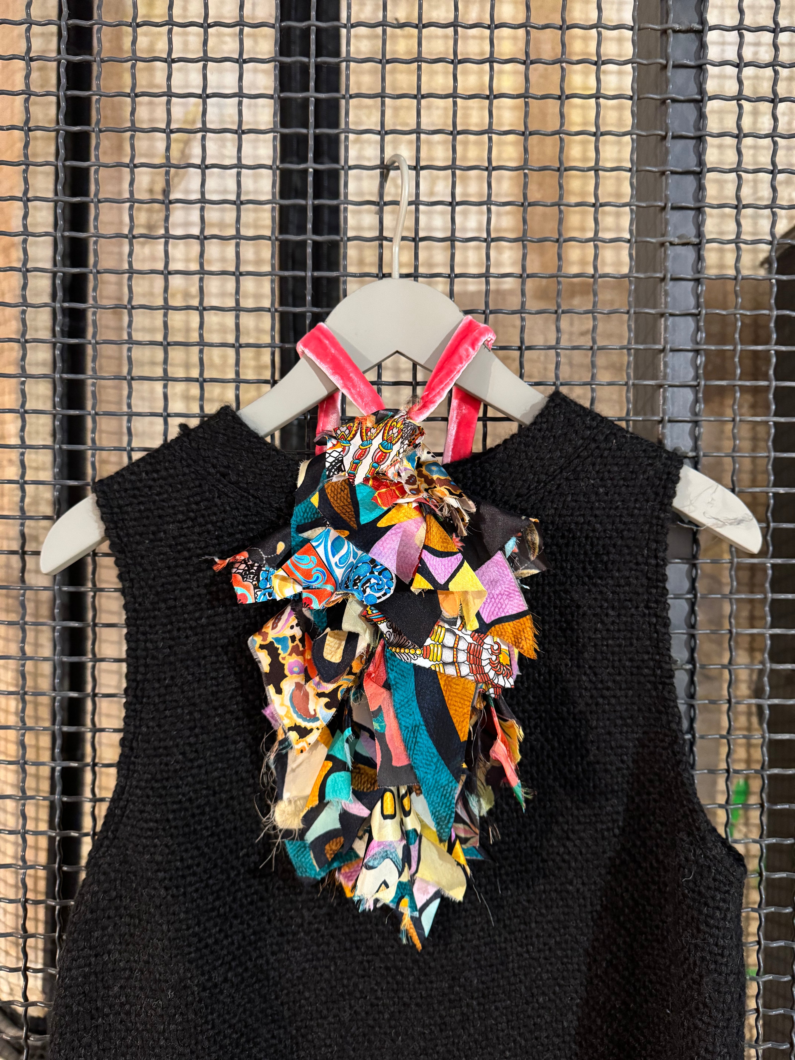 Patterned Silk Jabot