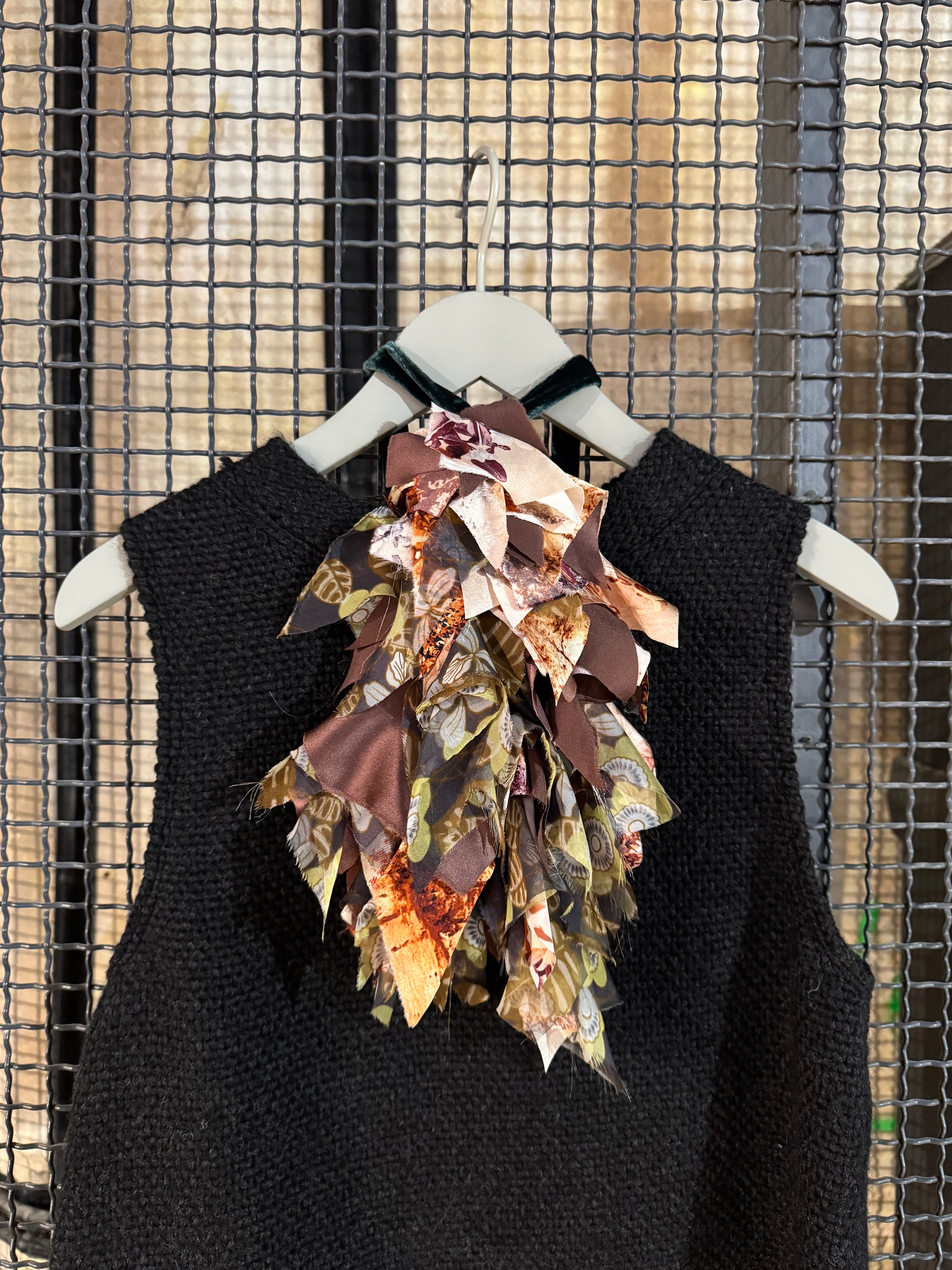 Patterned Silk Jabot