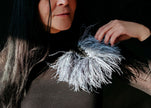 Ostrich Jabot